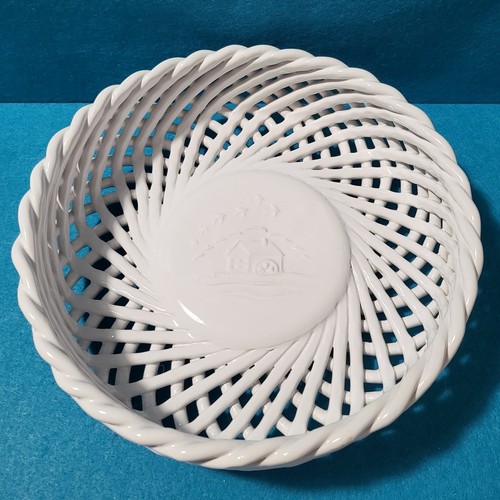 porta pane tondo bianco del mulino bianco